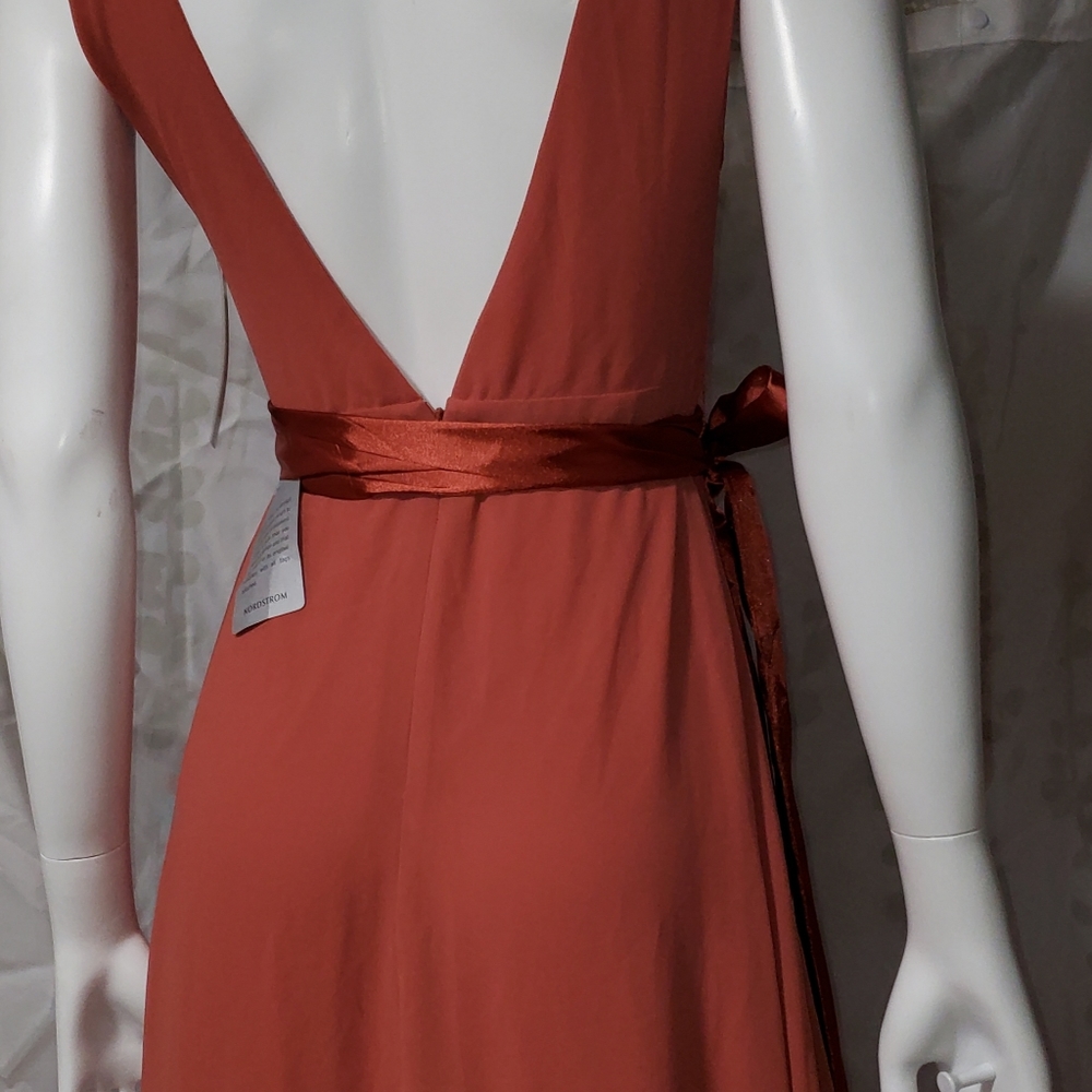 Lulu's  long gown V back. NWT